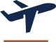 icon of departing airplane