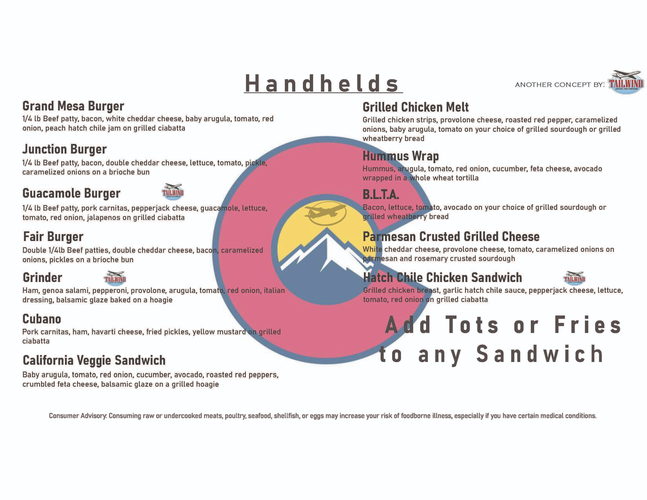 Concession menu page 3