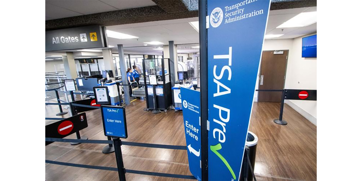 VIew of TSA at Grand Junction Airport